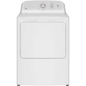 GE 7.2 cu. ft. vented Electric Dryer in White with Auto Dry and 120ft Venting