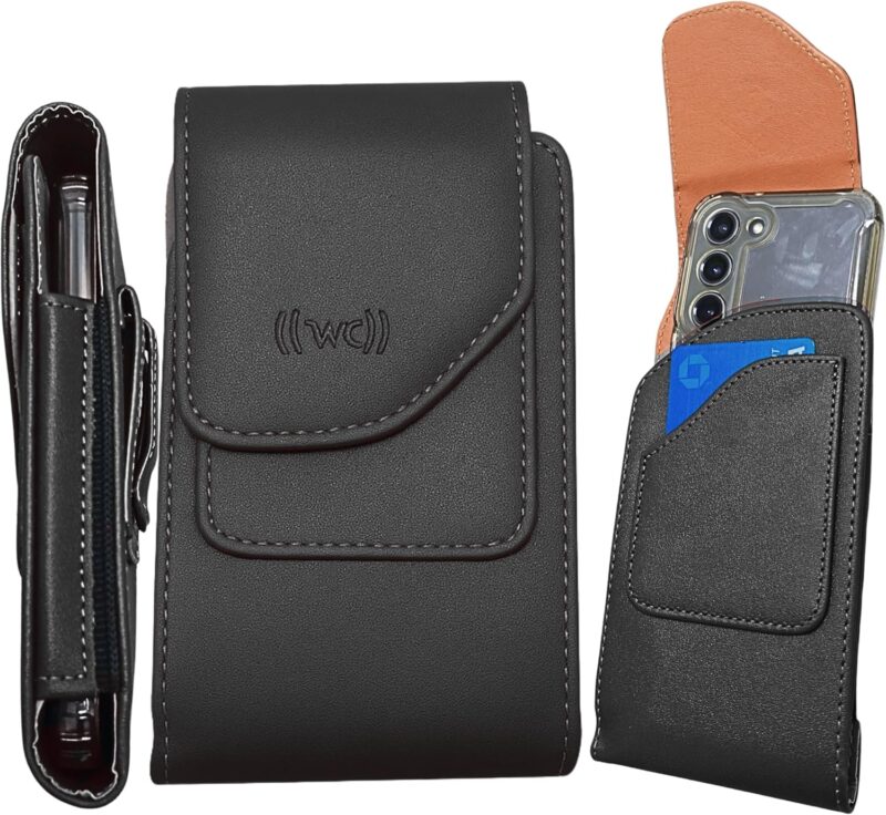 Leather Vertical Cell Phone Holster