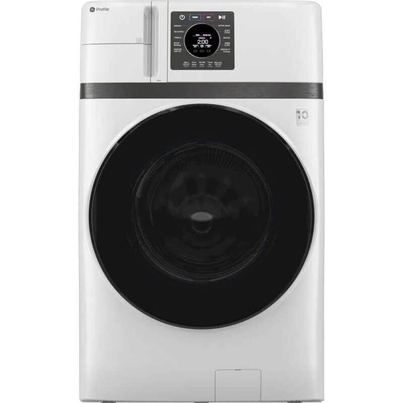 PFQ83HSHWWW Profile 4.6 cu. ft. Smart UltraFast Electric Washer and Dryer Combo in White with Ventless Heat Pump Technology