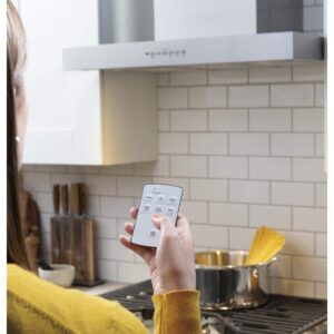 Profile 36 in. Wall Mount Range Hood with Light in Stainless Steel
