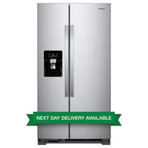 24.6 cu. ft. Side by Side Refrigerator in Fingerprint Resistant Stainless Steel