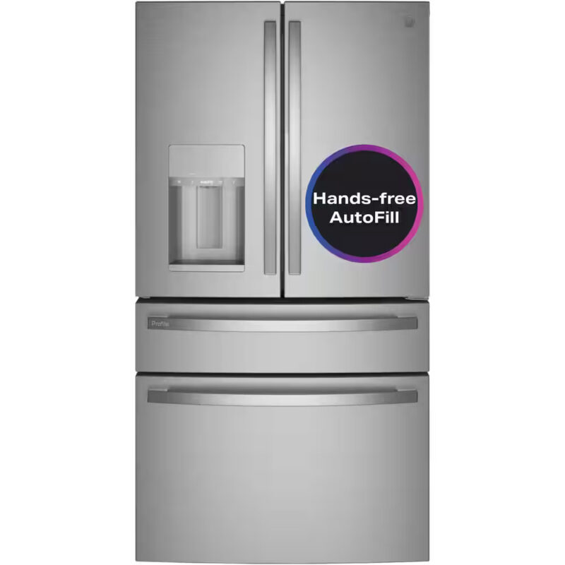 PVD28BYNFS Profile 27.9 cu. ft. Smart 4-Door French Door Refrigerator with Door-in-Door in Fingerprint Resistant Stainless Steel