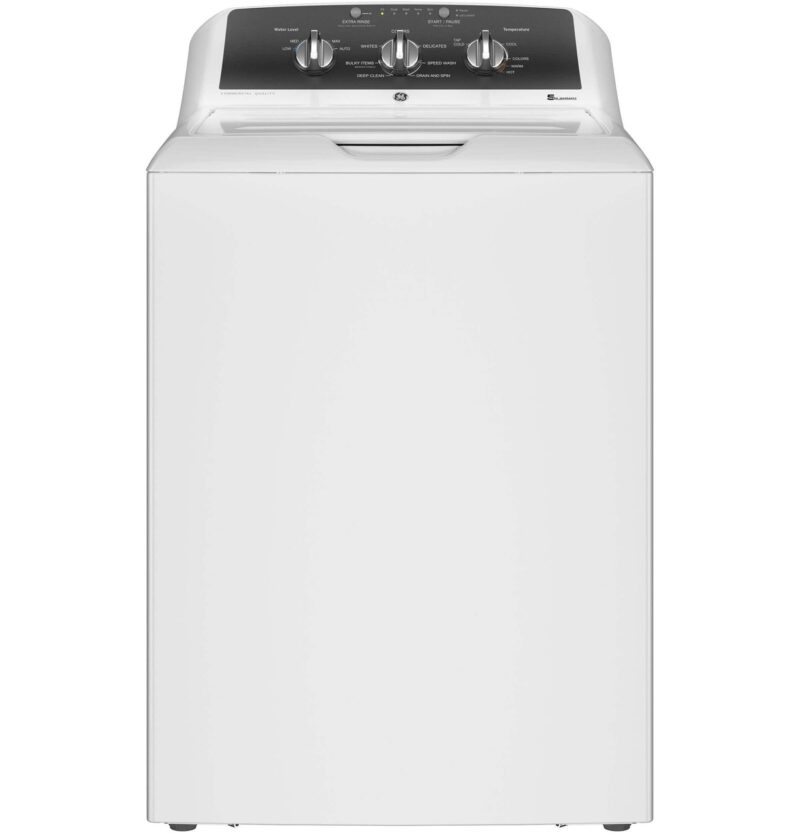 GTW525ACWWB GE® 4.3 cu. ft. Capacity Washer with Stainless Steel Basket,5-yr Limited Warranty​